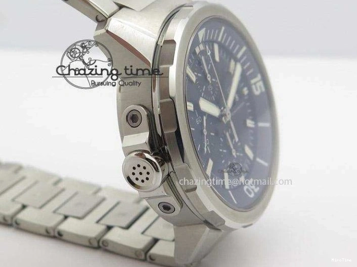 MIROTIME 0211 Classic Aquatimer Chrono IW376803 V6F 1:1 Best Edition Black Dial On SS Bracelet A 7361